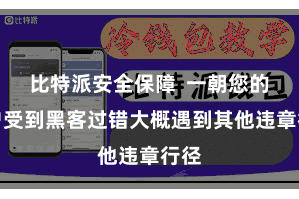 比特派安全保障  一朝您的账户受到黑客过错大概遇到其他违章行径
