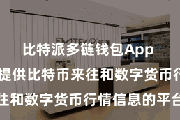 比特派多链钱包App  行为稀奇提供比特币来往和数字货币行情信息的平台